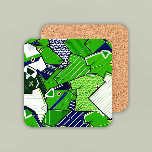 Northern Ireland Shirt Collage Coaster