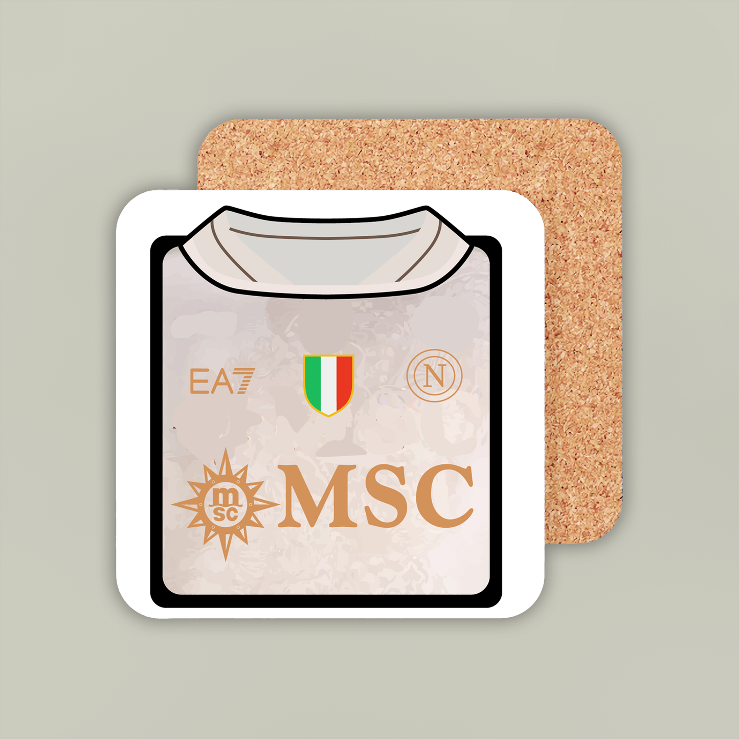 Napoli 2025-26 Away Coaster