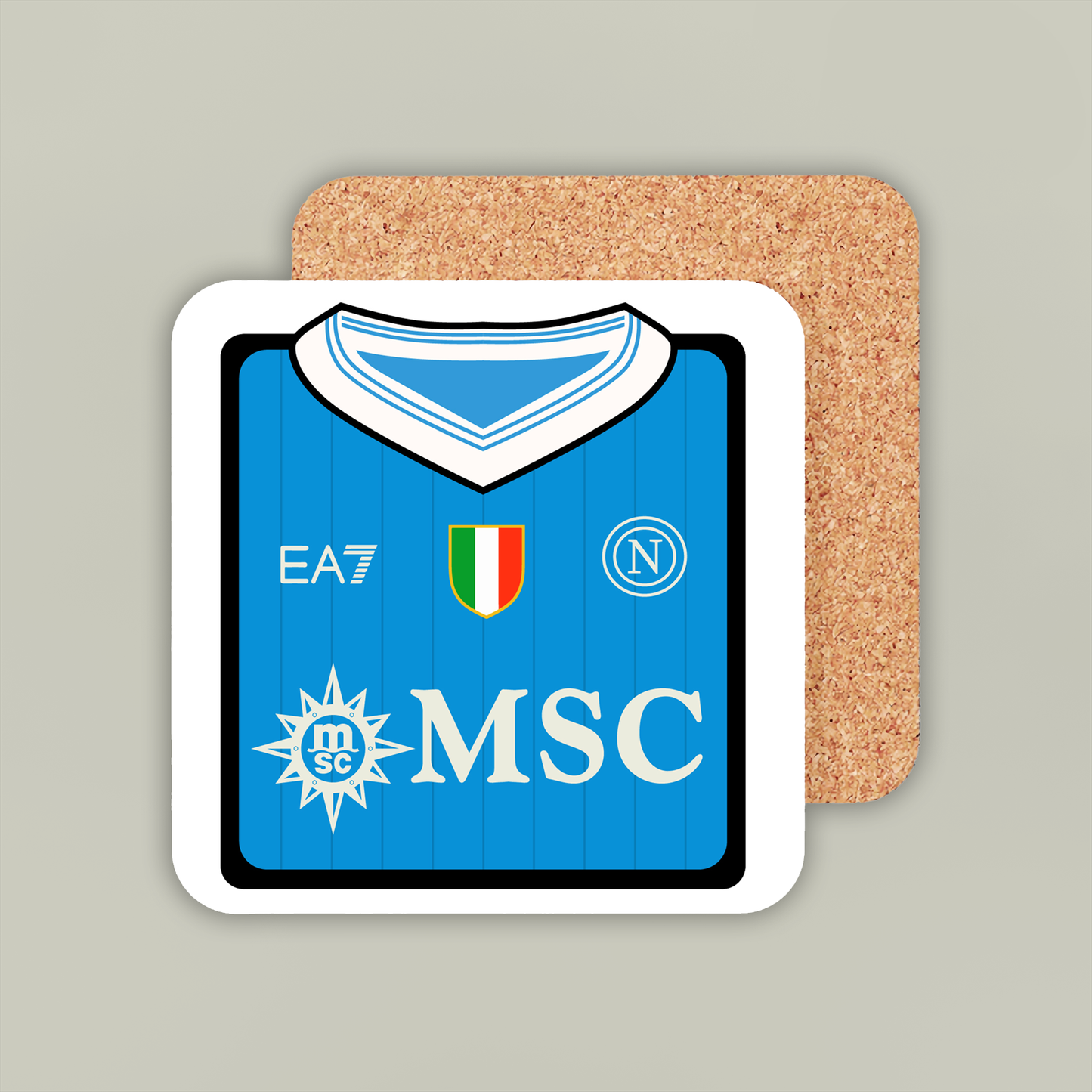 Napoli 2025-26 Home Coaster
