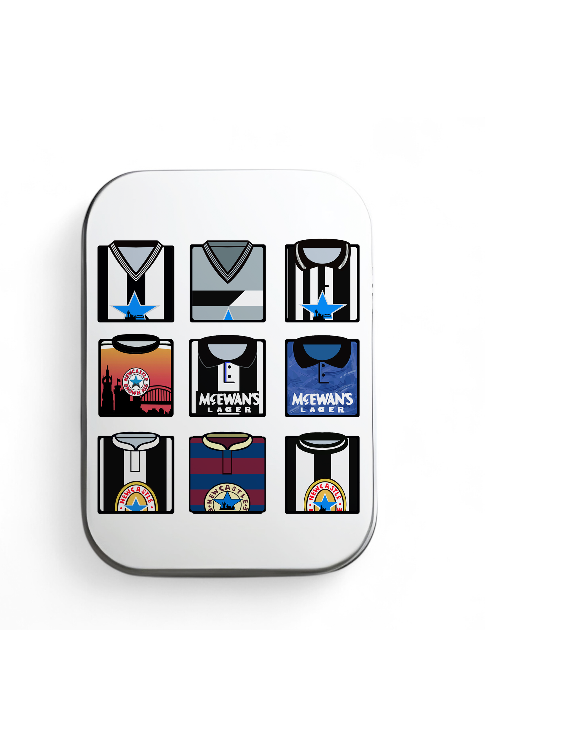 Newcastle United Kit Design Tin