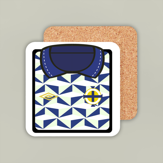 Northern Ireland 1990-93 Away Coaster
