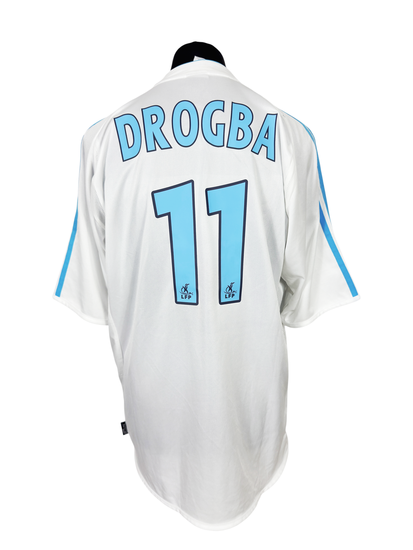 2003-04 Olympique Marseille Home - Size L - Drogba 11