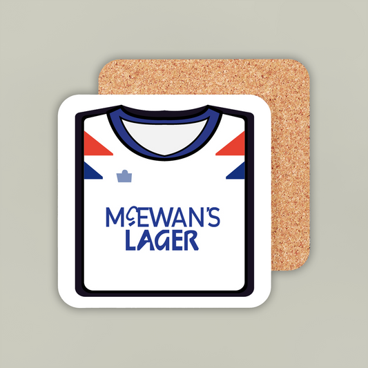 Rangers 1990-91 Away Coaster