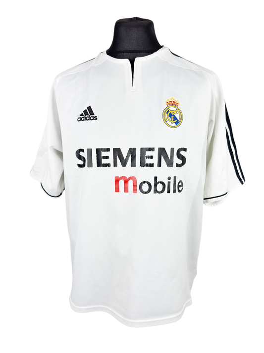 Real Madrid 2003-04 Home - Size L - Zidane 5 (Chinese)