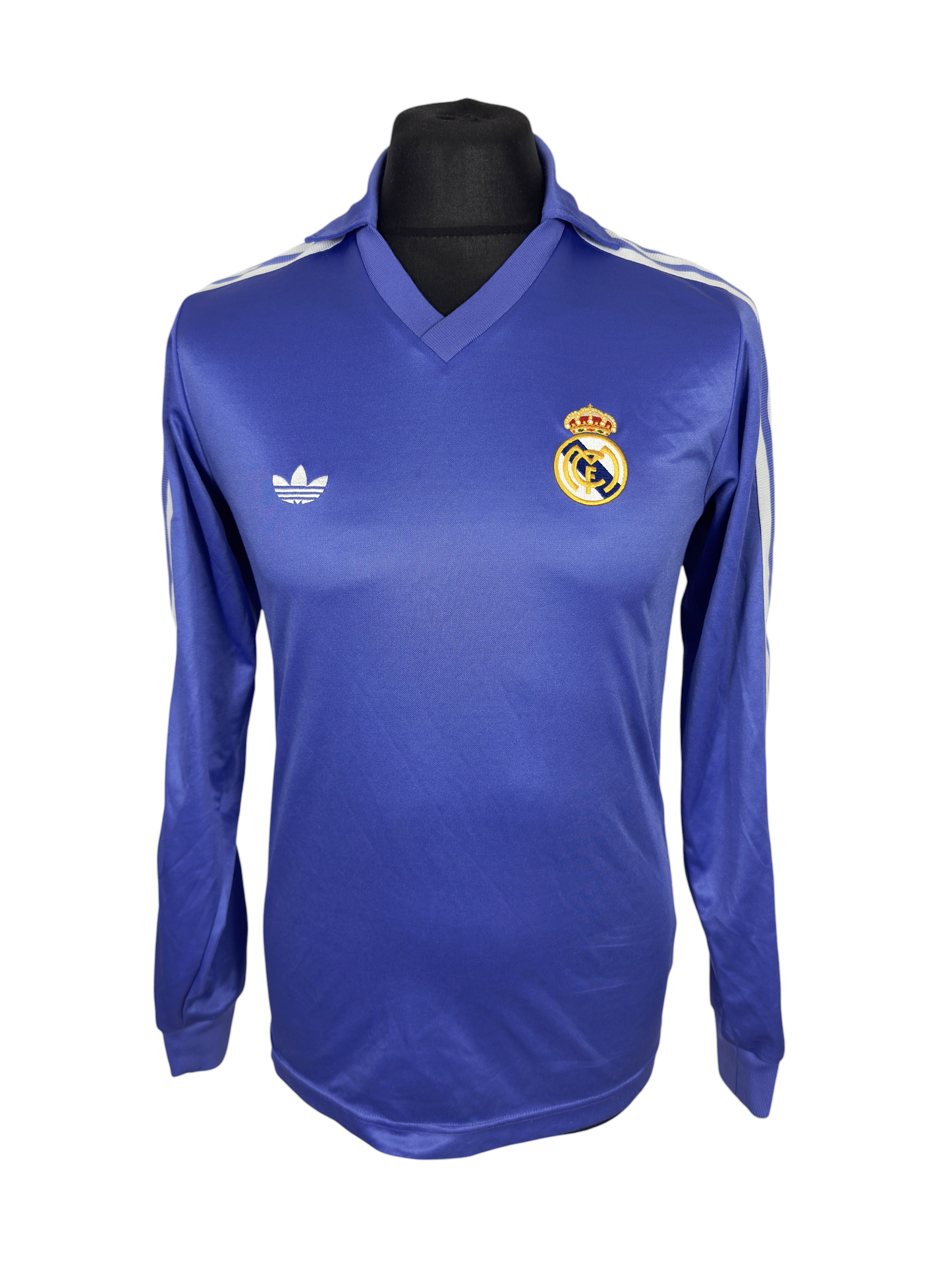 2004-05 Real Madrid Adidas Heritage L/S Shirt  - Size S