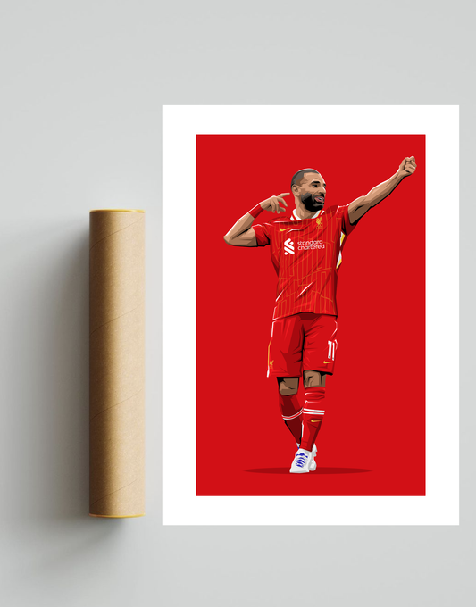 Mo Salah LFC A3 Print