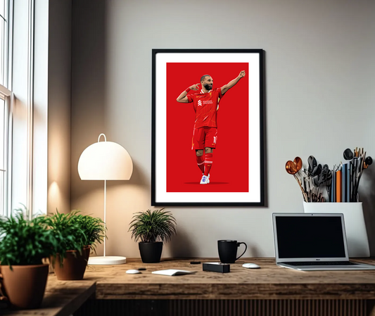 Mo Salah LFC A3 Print