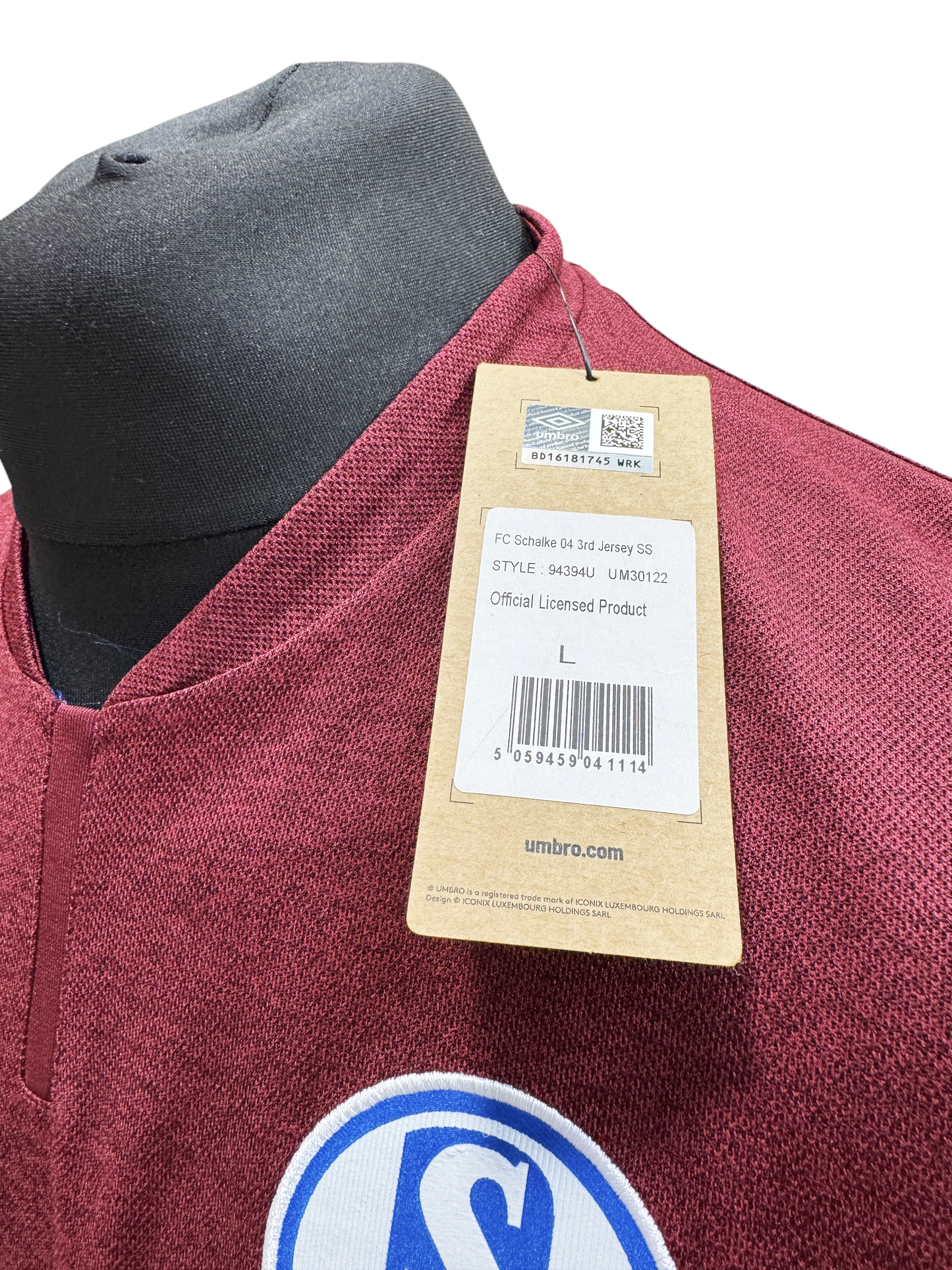 2021-22 Schalke Third - Size L (M Fit) - BNWT