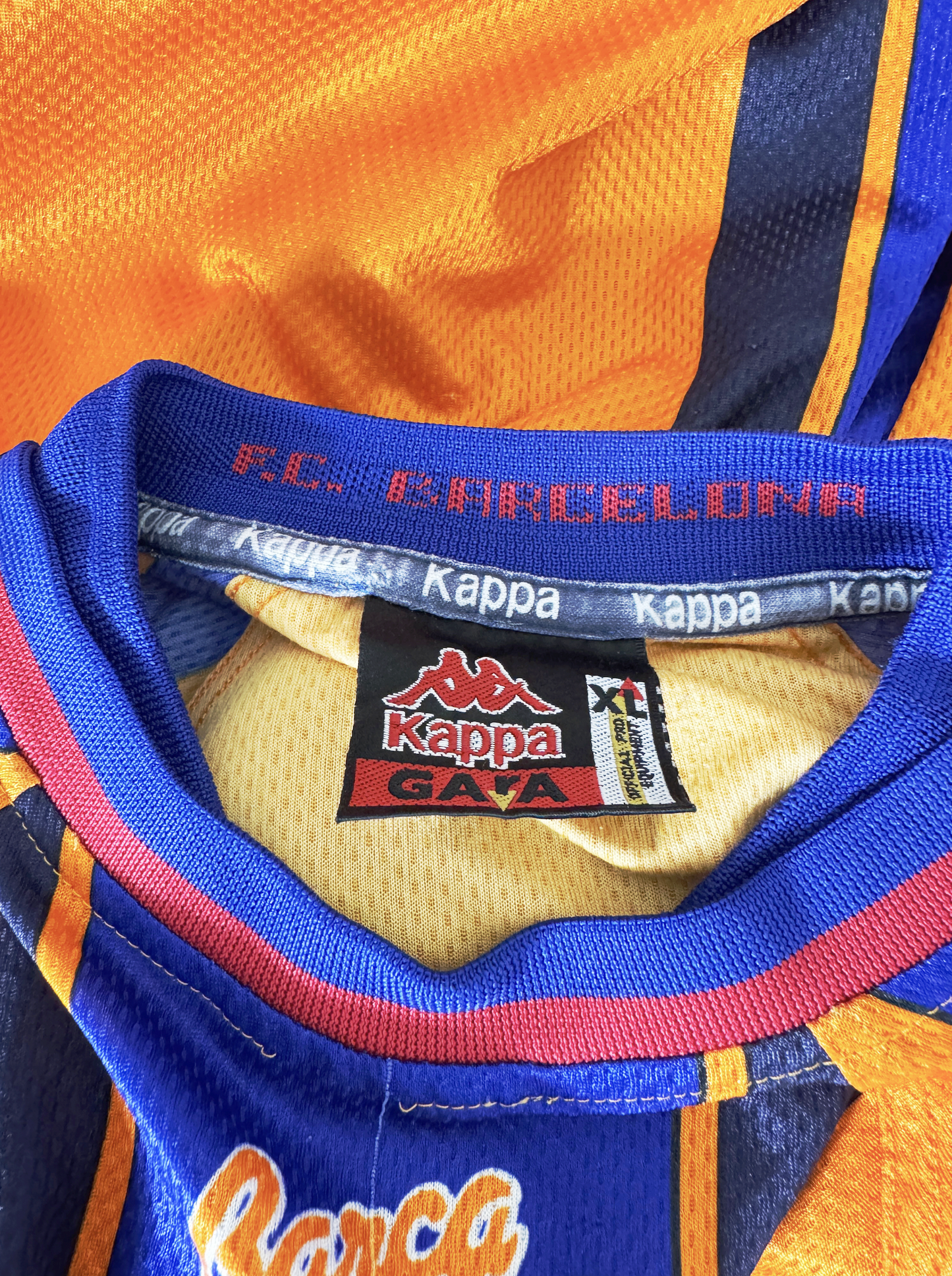 1997-98 Barcelona Away  - Size XL (L Fit)