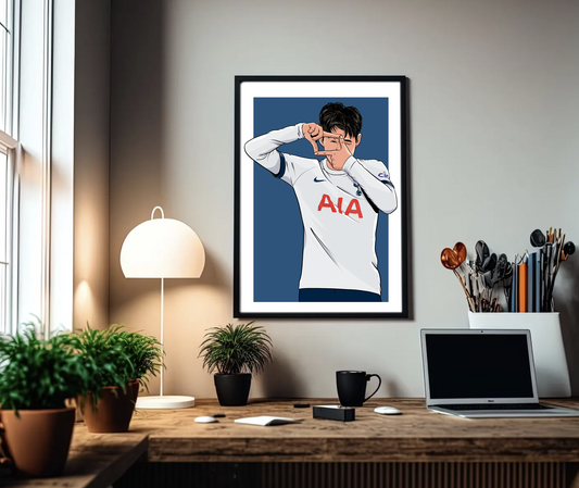 Son Heung-min A3 Print