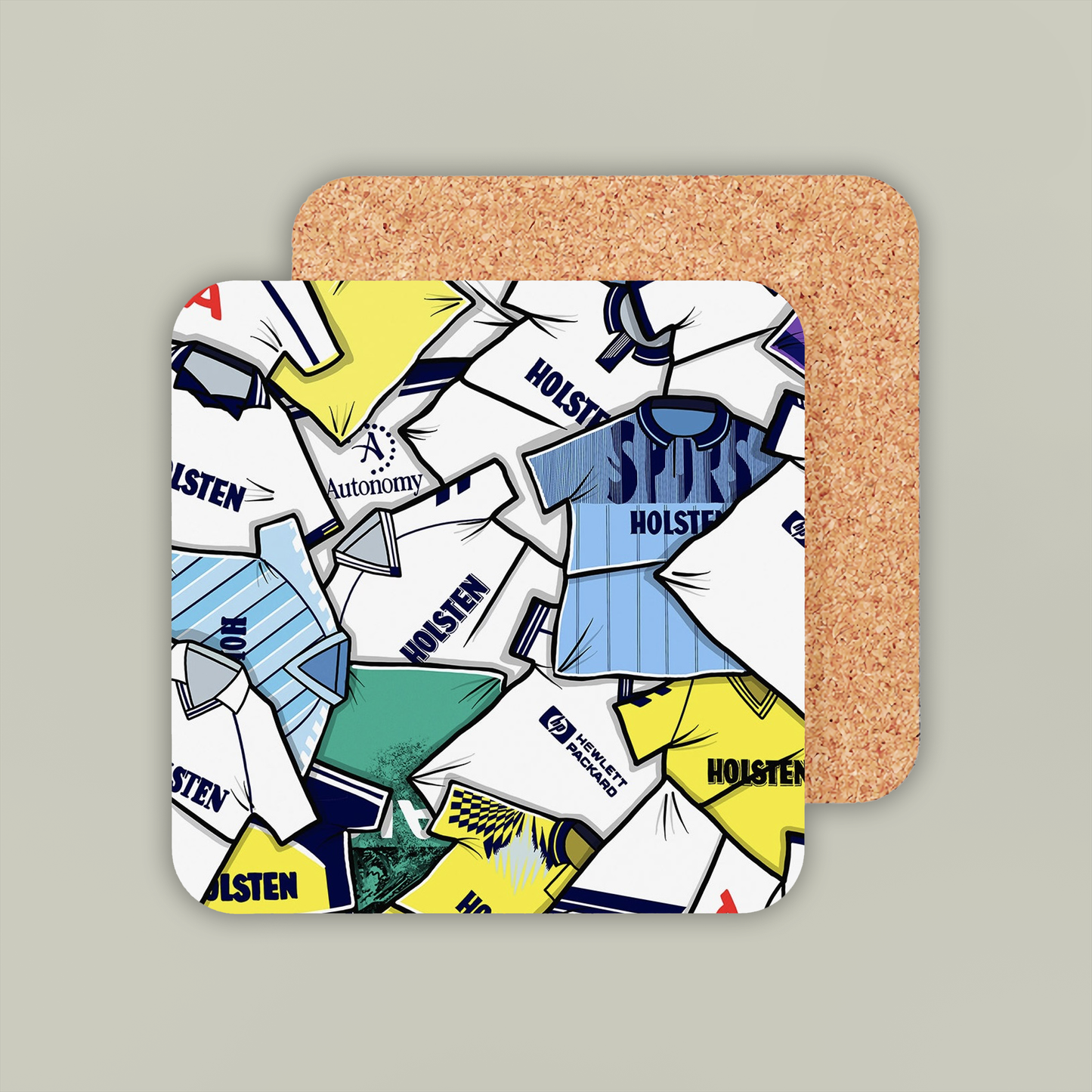 Tottenham Hotspur Shirt Collage Coaster