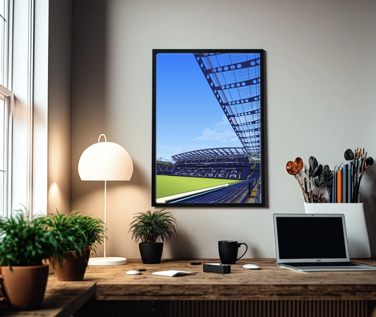 Stamford Bridge Stadium A3 Print