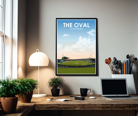 The Oval Stadium A3 Print