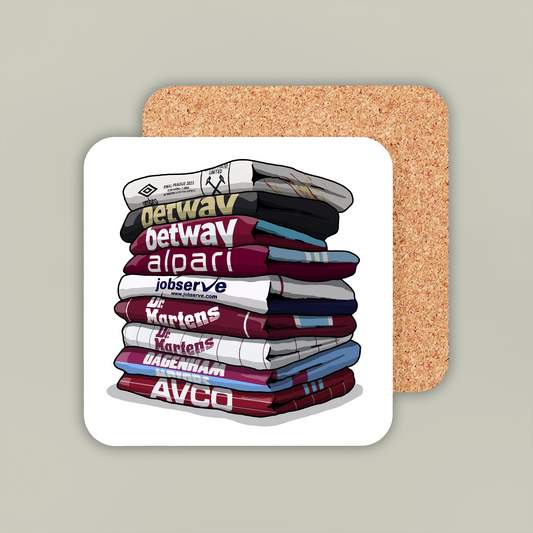 West Ham United Shirt Stack Coaster